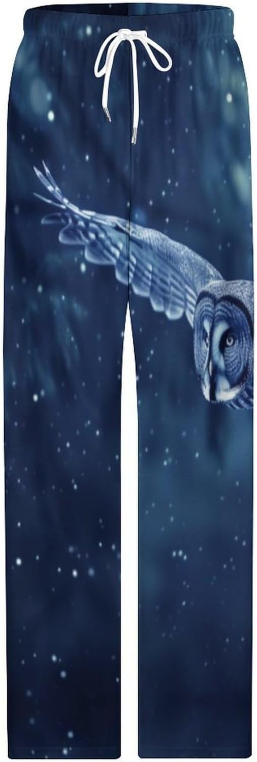 Men's Dolphins Pattern Pajama Pants Lounge Pajamas Bottoms Soft Sleep Pj Pants Available In Big & Tall