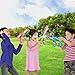 ArtCreativity Friction Powered Light Up Bubble Blaster Gun Set of 3 (No Batteries Needed) Includes LED Bubbles Guns and 6 Bottles Fluid, Outdoor, Indoor Fun Gift Idea, Summer Party Favors