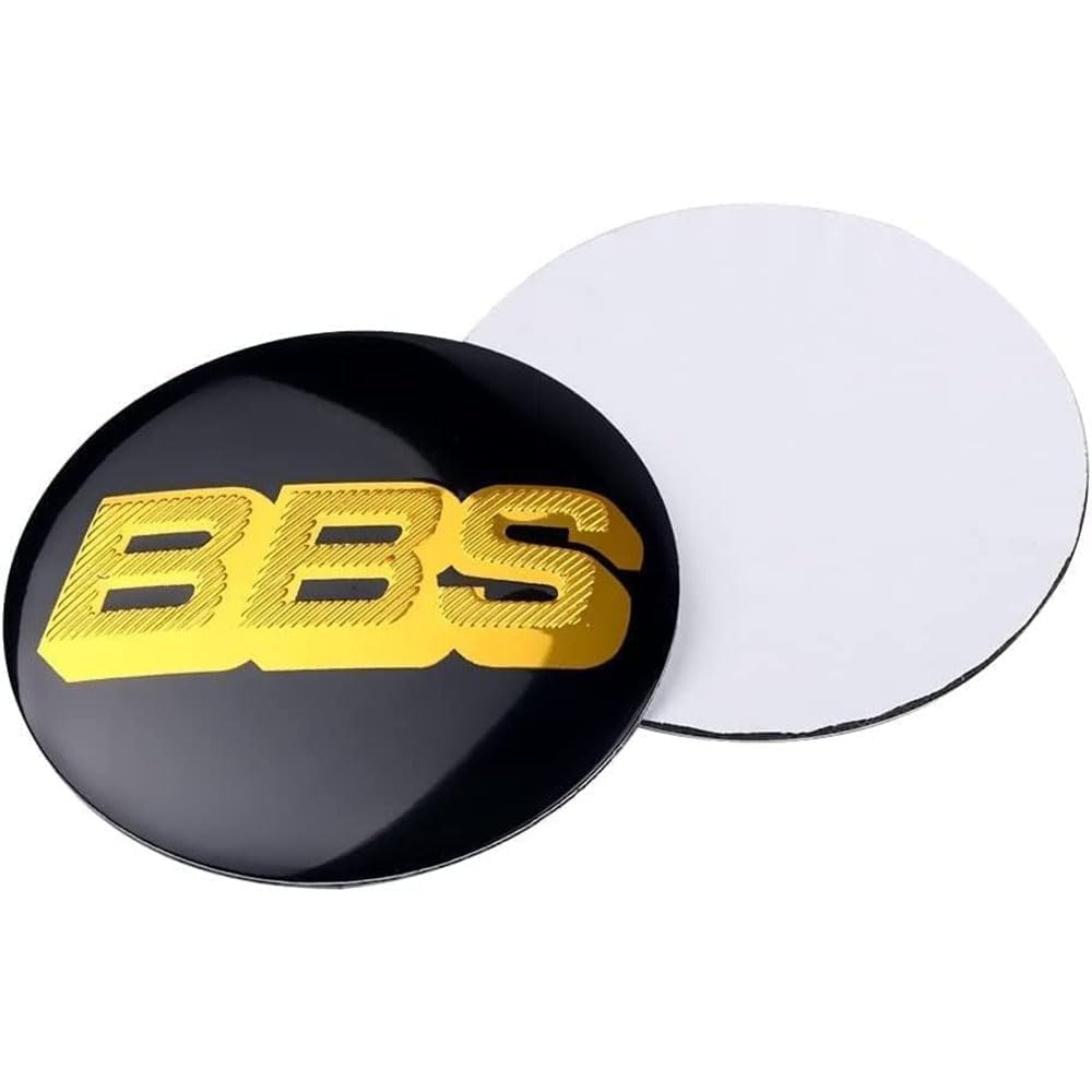 4PCS Car Wheel Hub Center Caps for BBS 80mm Custom Anti-Rust Weatherproof Rim Caps Badge Decals Rims Exterior Accessories