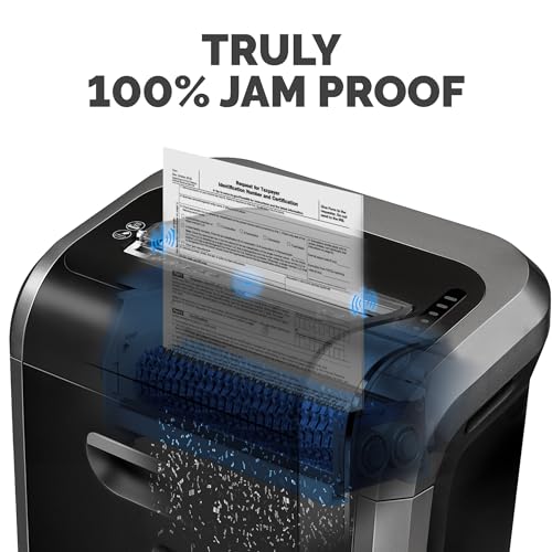 Fellowes ‎Powershred 79Ci 16-Sheet 100% Jam-Proof Heavy Duty Crosscut Paper Shredder Machine for Office and Home, Black/Dark Silver 3227919 by Fellowes - Image 3