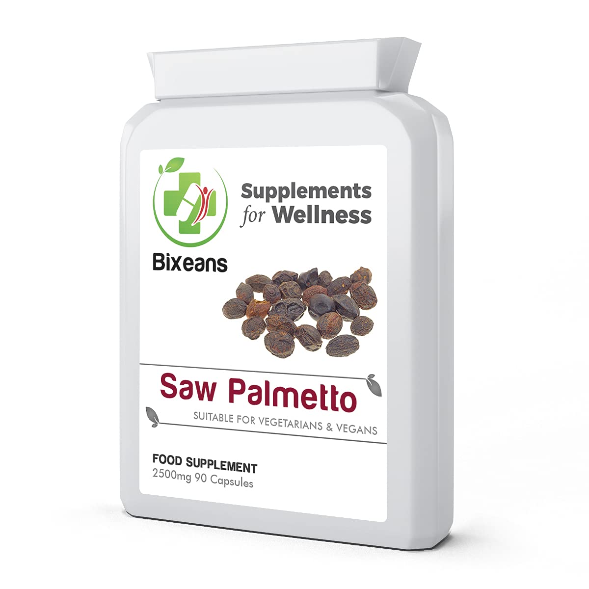 Buy Bixeans® High Strength Saw Palmetto 2500mg 90 s Suitable for