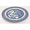Amazon.com | Churchill Blue Willow Dinner Plate: Dinner Plates