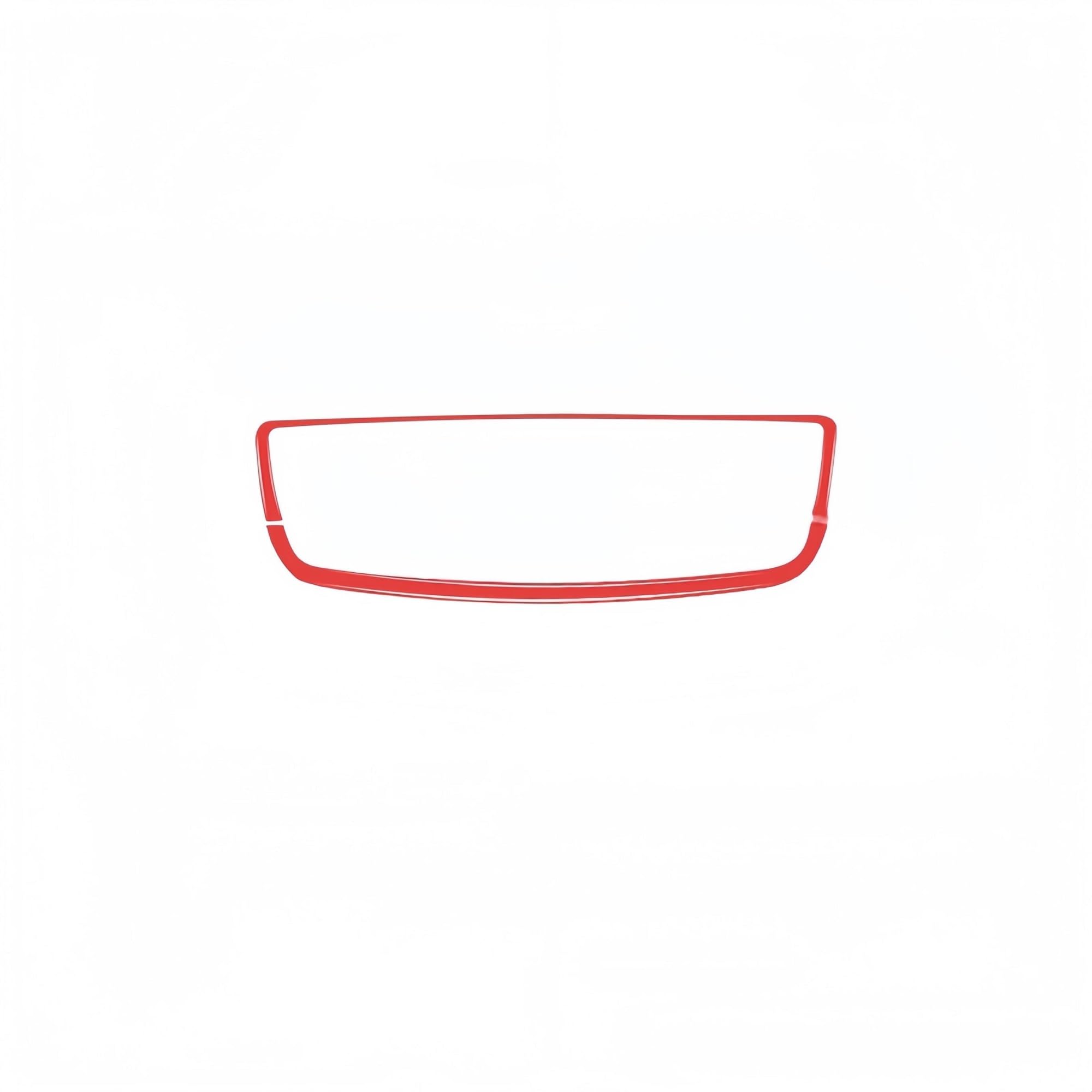 Autocollant panneau commande climatisation A3 8V rouge garniture console centrale