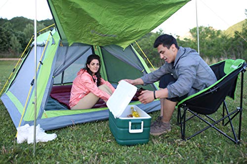 Kingcamp 2-3 Person Easy Set Up Double Layer Waterproof Backpacking Square Top Tent, For Outdoor Camping Beach Hiking, Green, One Size (Kt3099_Green_Usvc) #TOP5