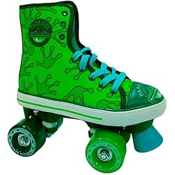 Park City Patines KRF The New Urban Concept PATÍN Park City Quad Canvas Frog, Unisex niños, Multicolor (Multicolor), 32/33