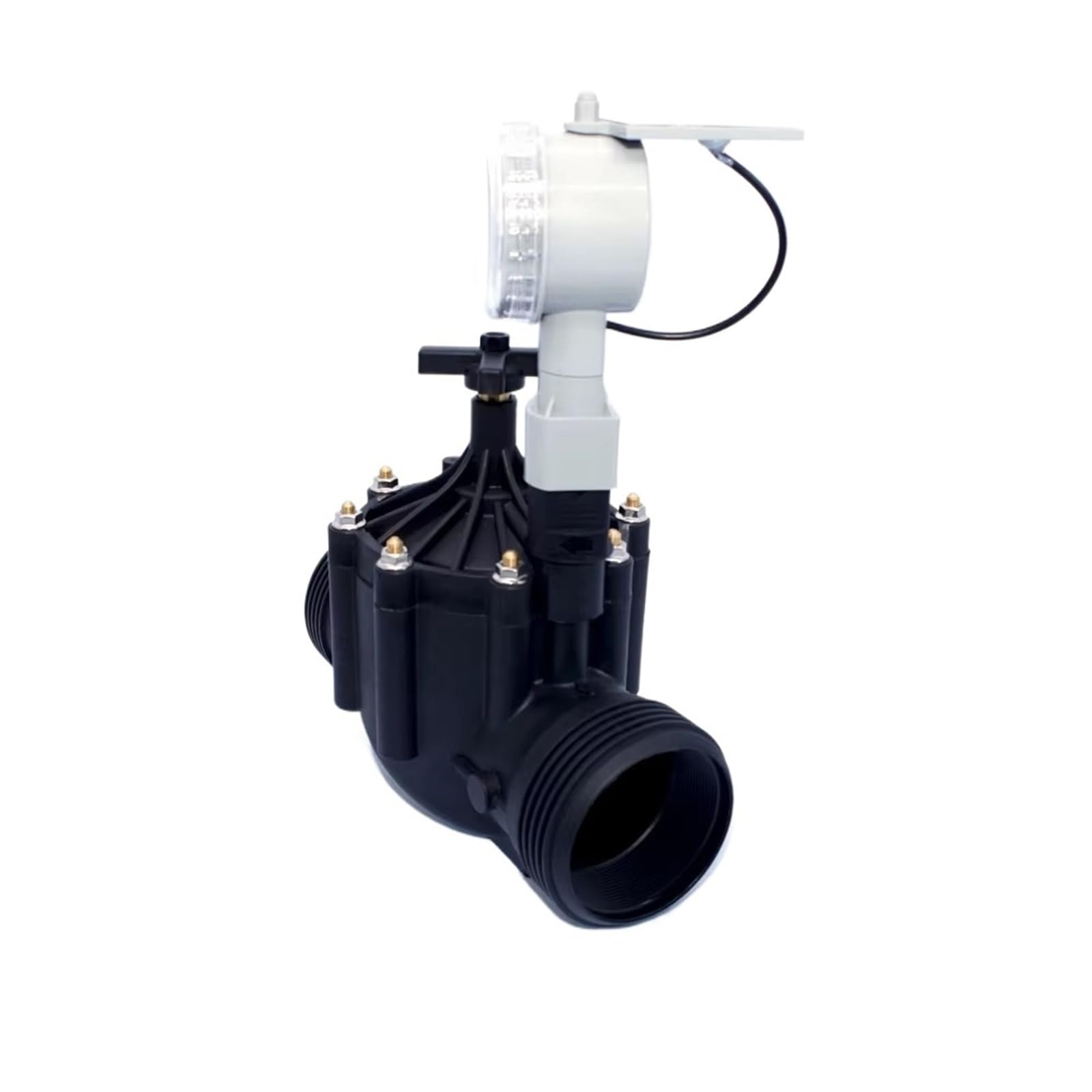 Trgyjgkf Plastics Water 9Vdc Latching 3 Inch Solenoid Valve Irrigation Battery Timer(2In)