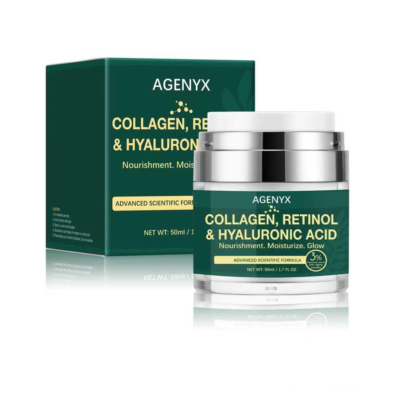Collagen, Retinol & Hyaluronic Acid Cream – Anti Aging Face & Neck Moisturizer for Women & Men, Day & Night Facial Cream for Wrinkles, Firming, and Hydrating Skin Care 1.7 fl.oz Collagen, Retinol & Hyaluronic Acid Cream – Anti Aging Face & Neck Moisturizer for Women & Men, Day & Night Facial Cream for Wrinkles, Firming, and Hydrating Skin Care 1.7 fl.oz