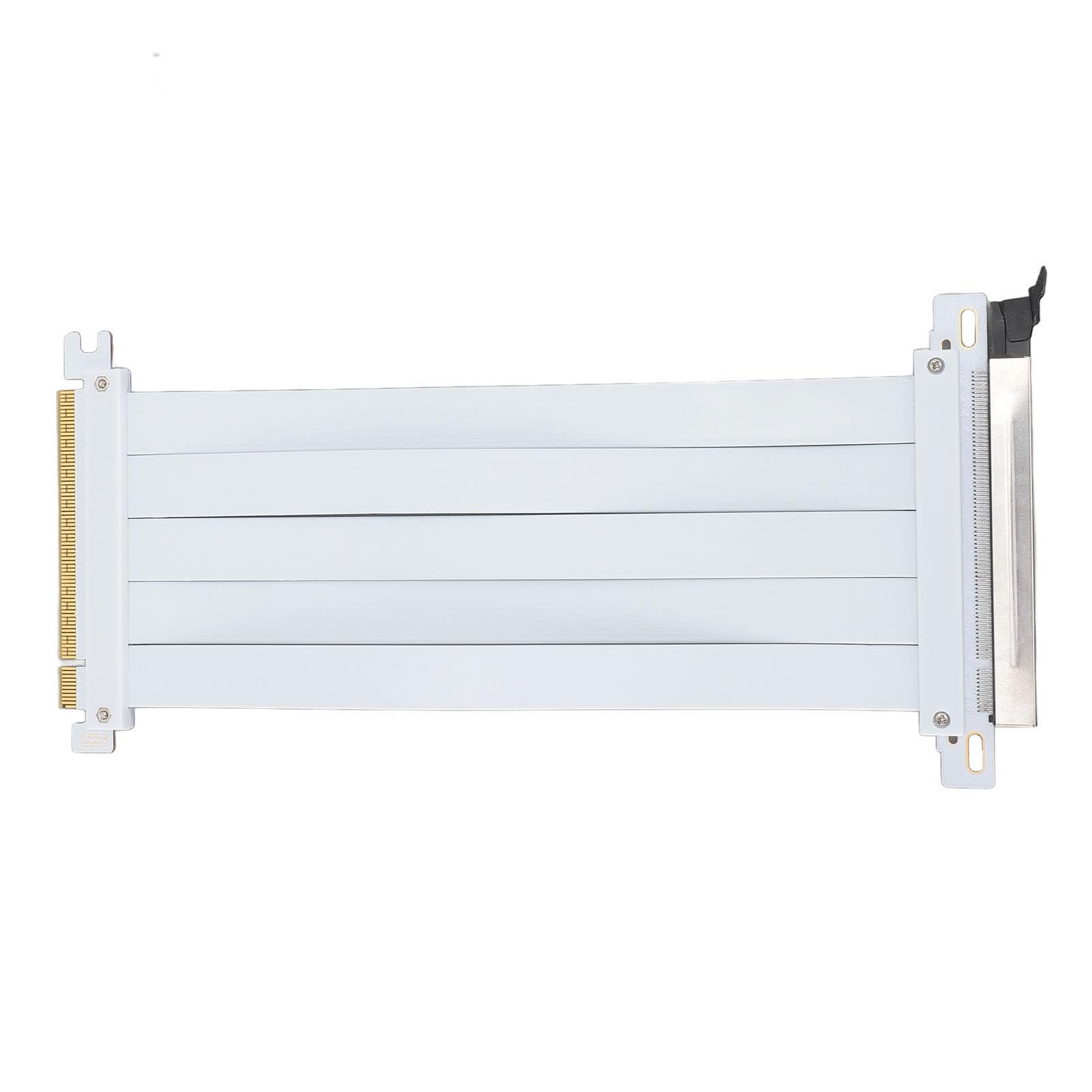 Drfeify Cavo riser PCIe 5.0 x16, 60 cm, bianco, cavo di prolunga GPU 128Gbps con connettori ABS rinforzati