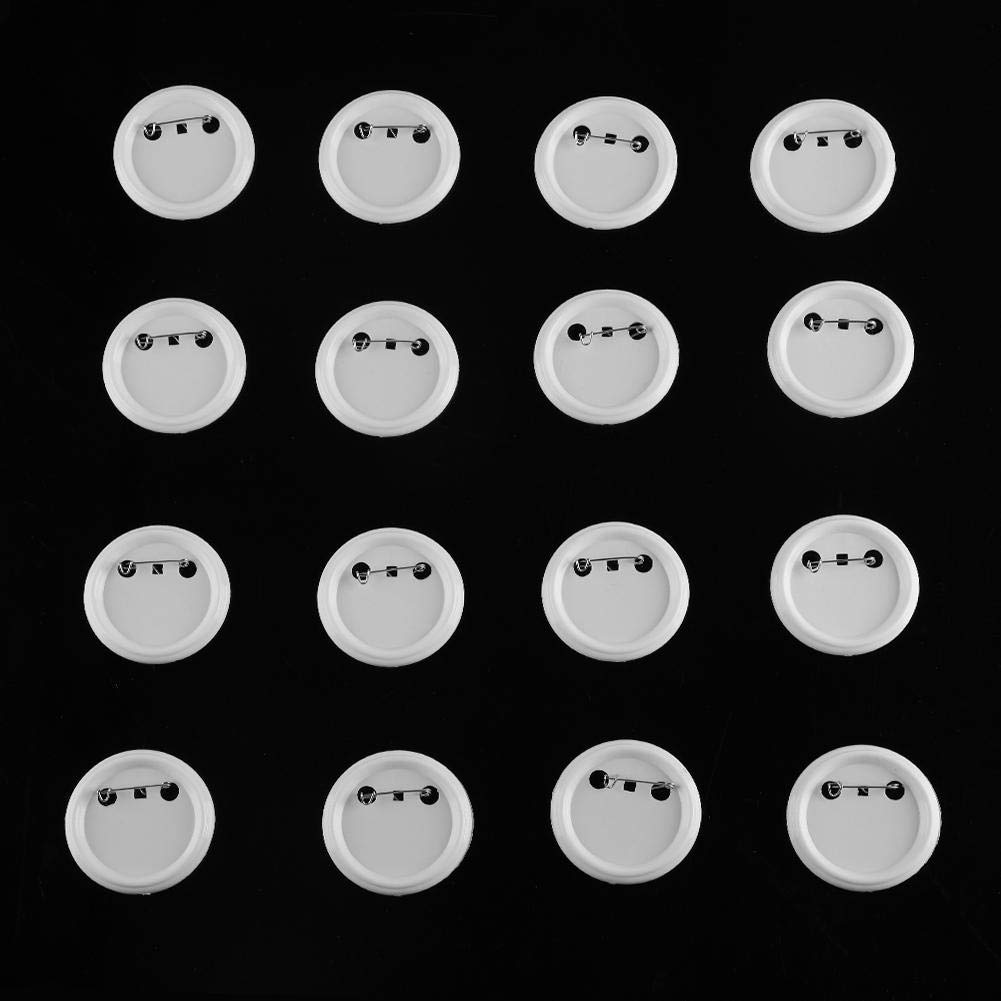 1000 sztuk przypinek 58 mm, plakietka DIY Blank Pin znaczki, 58 mm części z agrafką bezpieczeństwa, do maszyny do przypinania