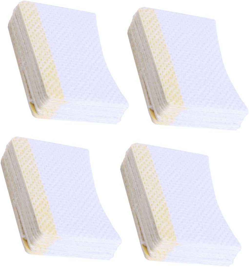 VALICLUD 160Pcs Curved Makeup Remover Pads for Eyelash and Eye Cosmetics Soft Cleaning Cushions of Pads Each Essential Makeup Accessories for Gentle Removal