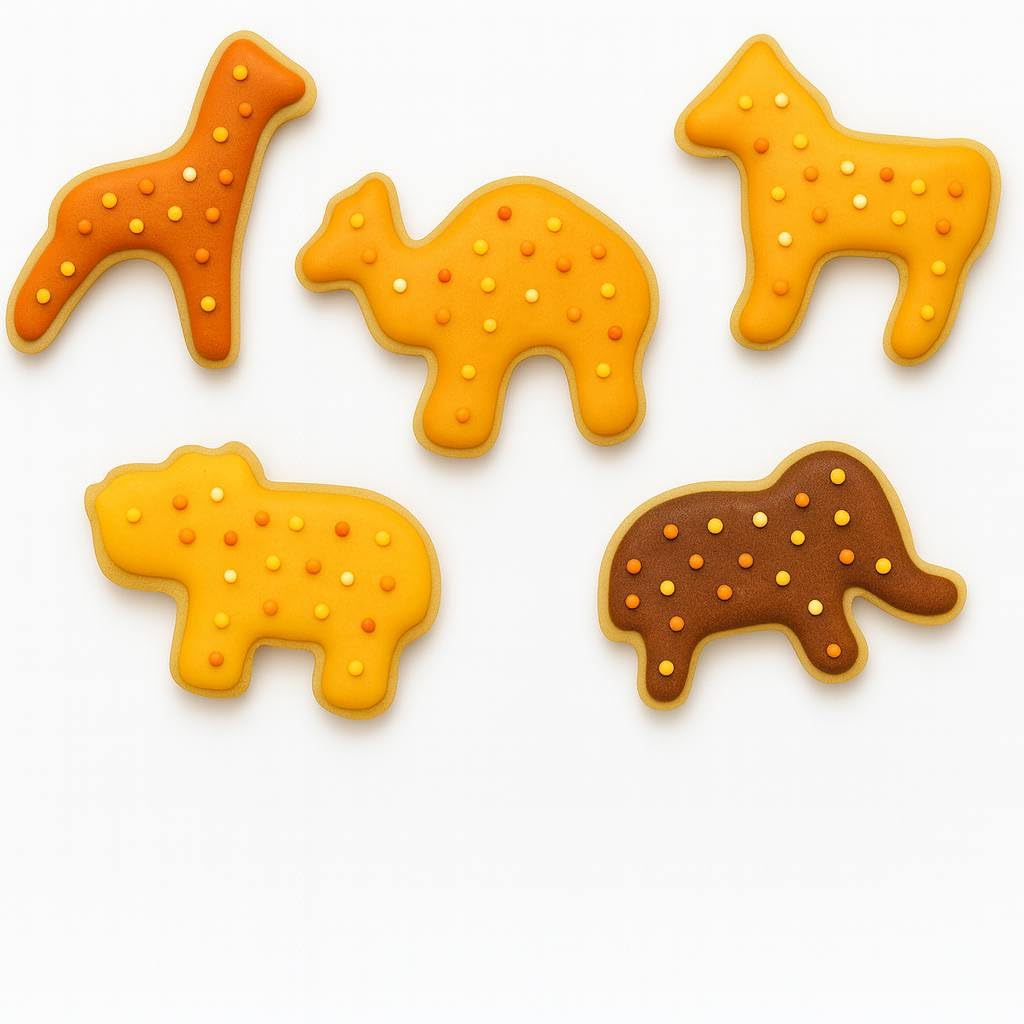 The Cookie Cutter Shop - Juego de 5 cortadores de galletas de acero chapado en estaño