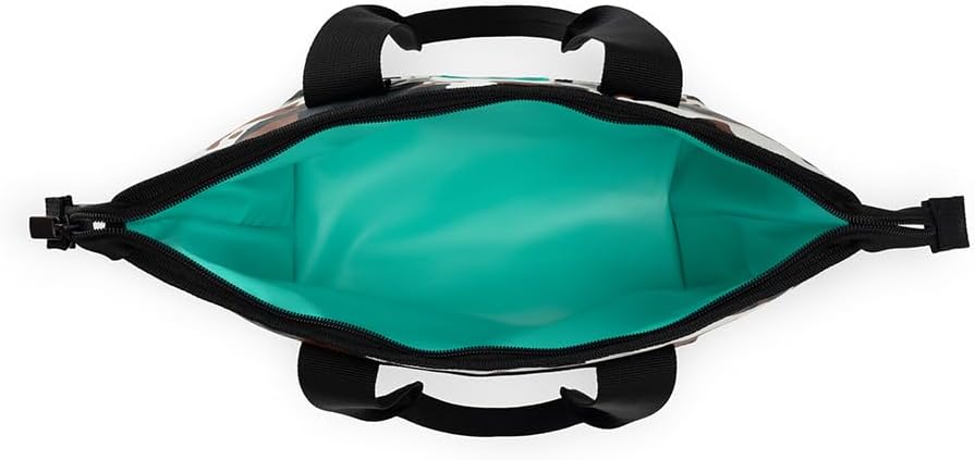 Swig Life Lunchi Lunch Box, Waterproof and Insulated Lunch Box for Women with Wide Bottom, Zipper Closure, Back Pocket and Top Handle in Hayride