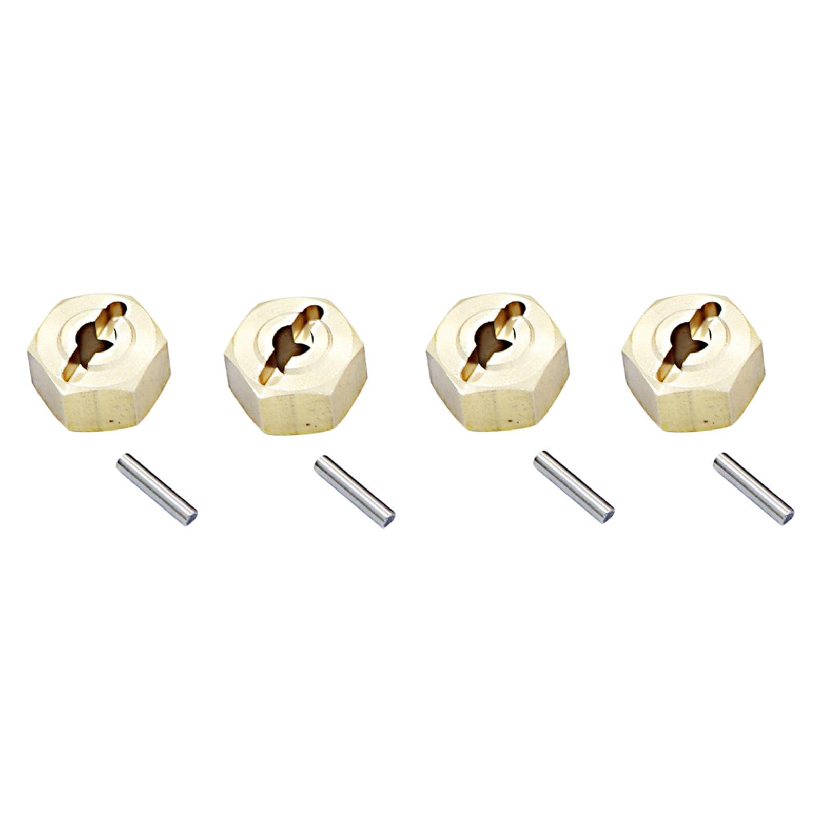 ATORSE Rc Wheel Hubs Metal Brass Adapter 4Pack Accessory-picture-40