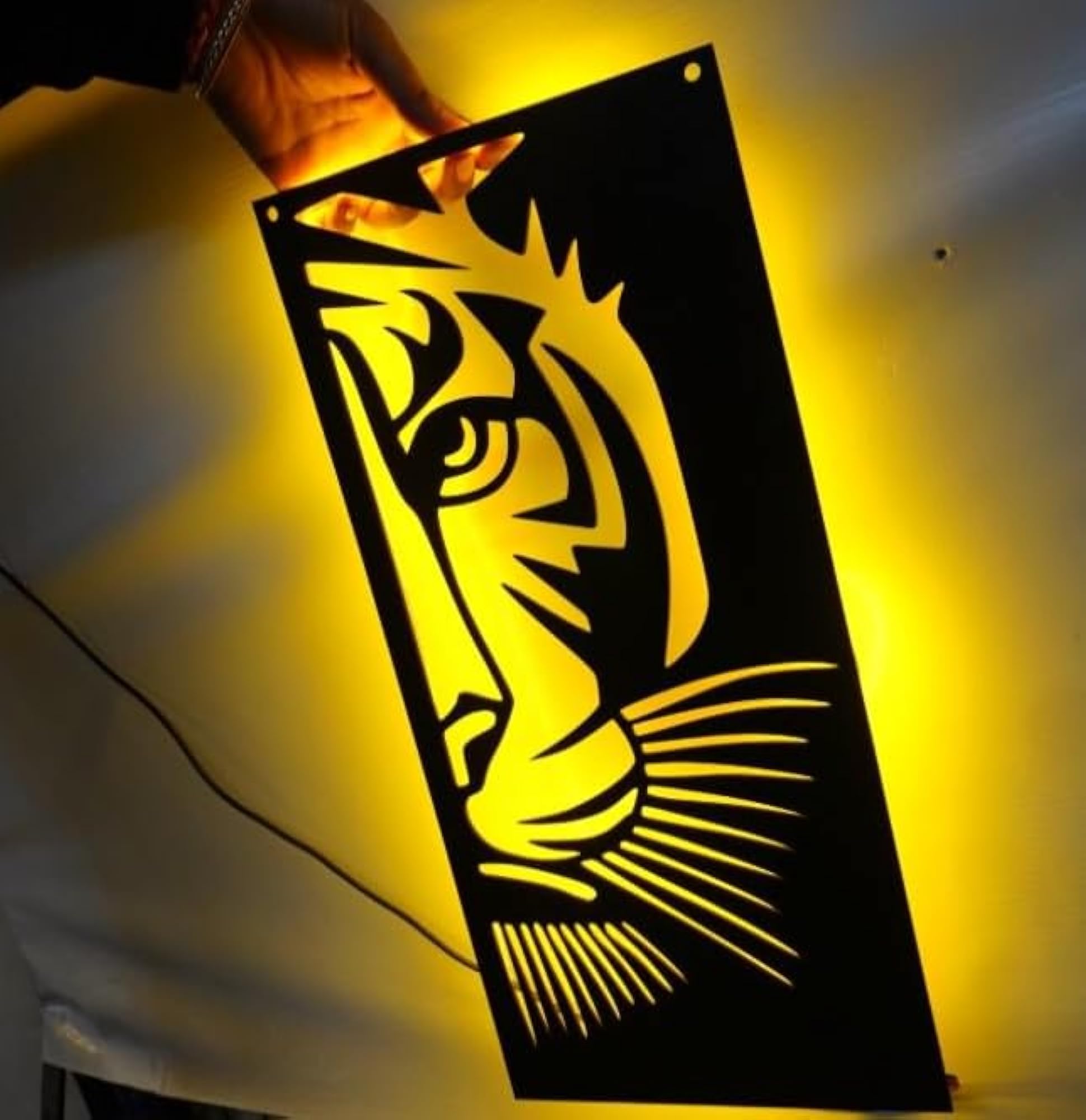 SG Print Lion Face Wall Art, MDF Decorative Panel