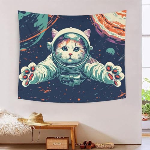 Tapestry chat 3D pour reussir la decoration murale de chambre et dortoir
