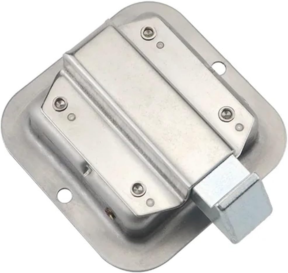 Stainless Steel Car Door Lock for Trailers Engineering Vehicles Toolboxes Panel Lock for Electrical 1Pcs(MS866-28-no Lock)