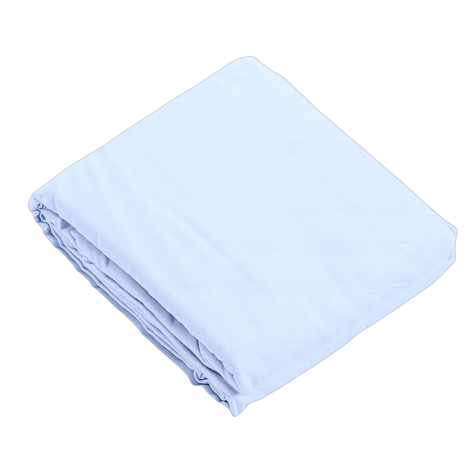 Ejoyous Forro para Saco de Dormir, Sábana de Viaje de Poliéster Lavable Portátil, Sábana Ligera para Acampar para Aventuras Al Aire Libre, Doble Uso como Saco de Dormir y Funda Nórdica (Azul Claro)