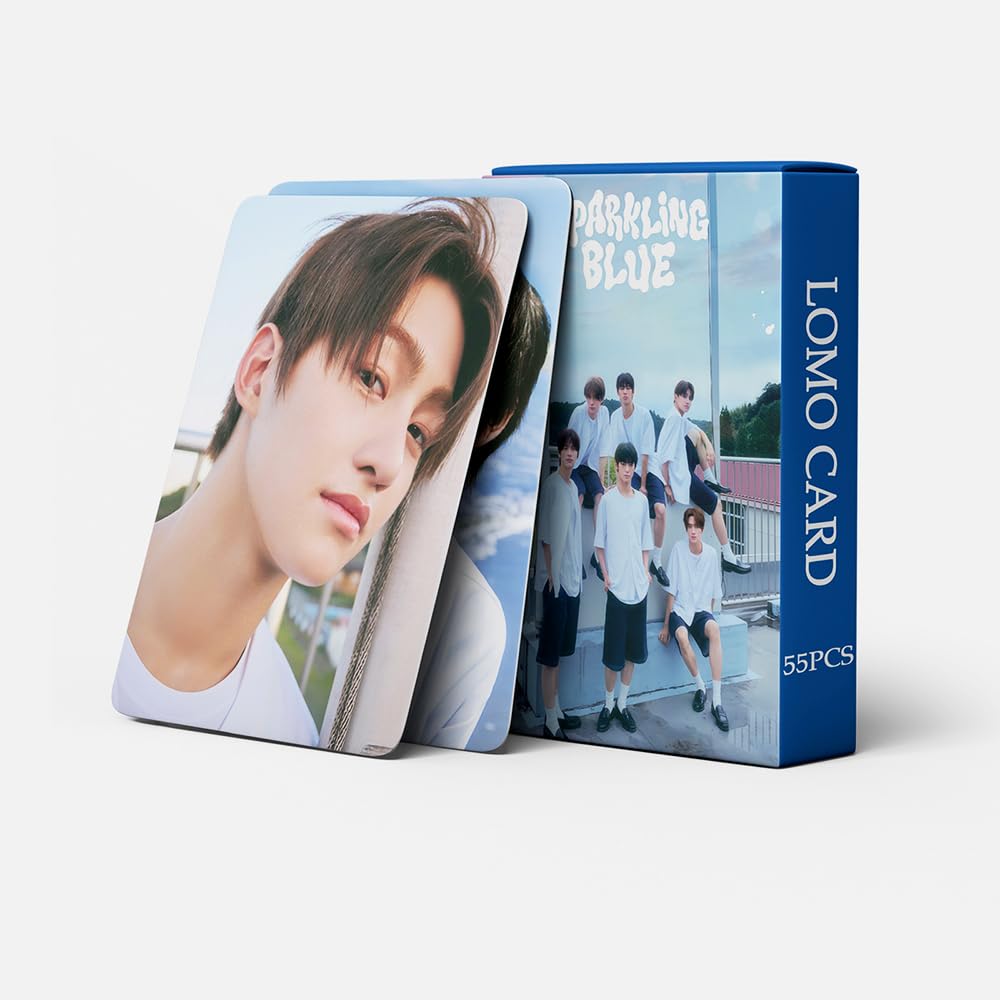 Amazon.com: Funwaretech TWS Sparkling Blue Photocards 55Pcs 2024