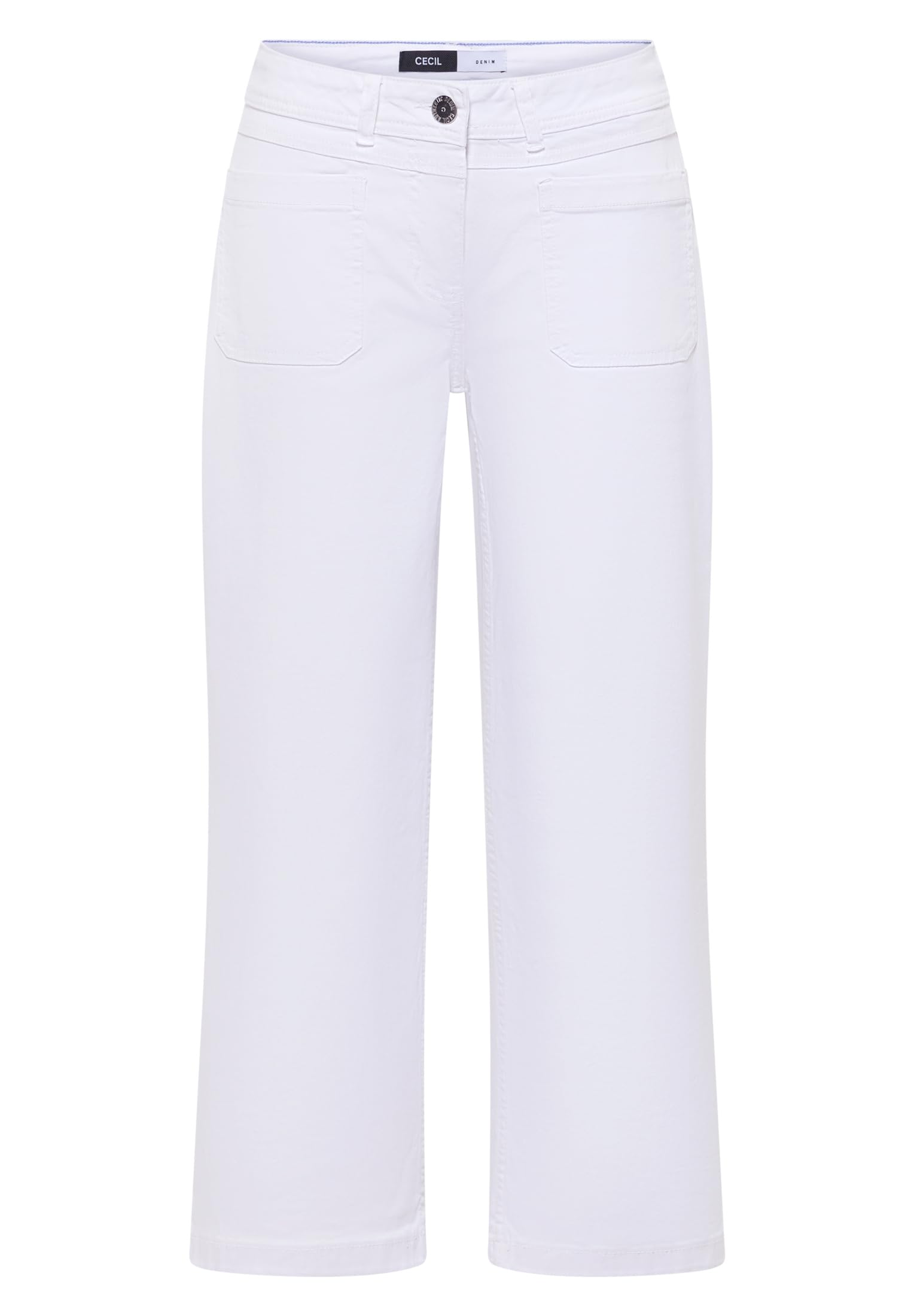 Cecil Damen Wide Leg Jeans mit Patch Pockets 3817760