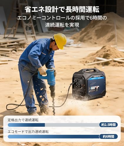 JESIMAIK インバーター発電機 JM3800iS の商品画像 6