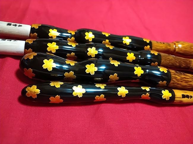 紋竹の小節竿掛 安い オフライン販売 紋竹の小節竿掛 【公式通販】
