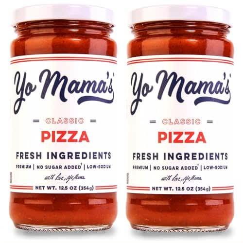 Yo Mama's Foods Keto Classic Pizza Sauce – Pack of