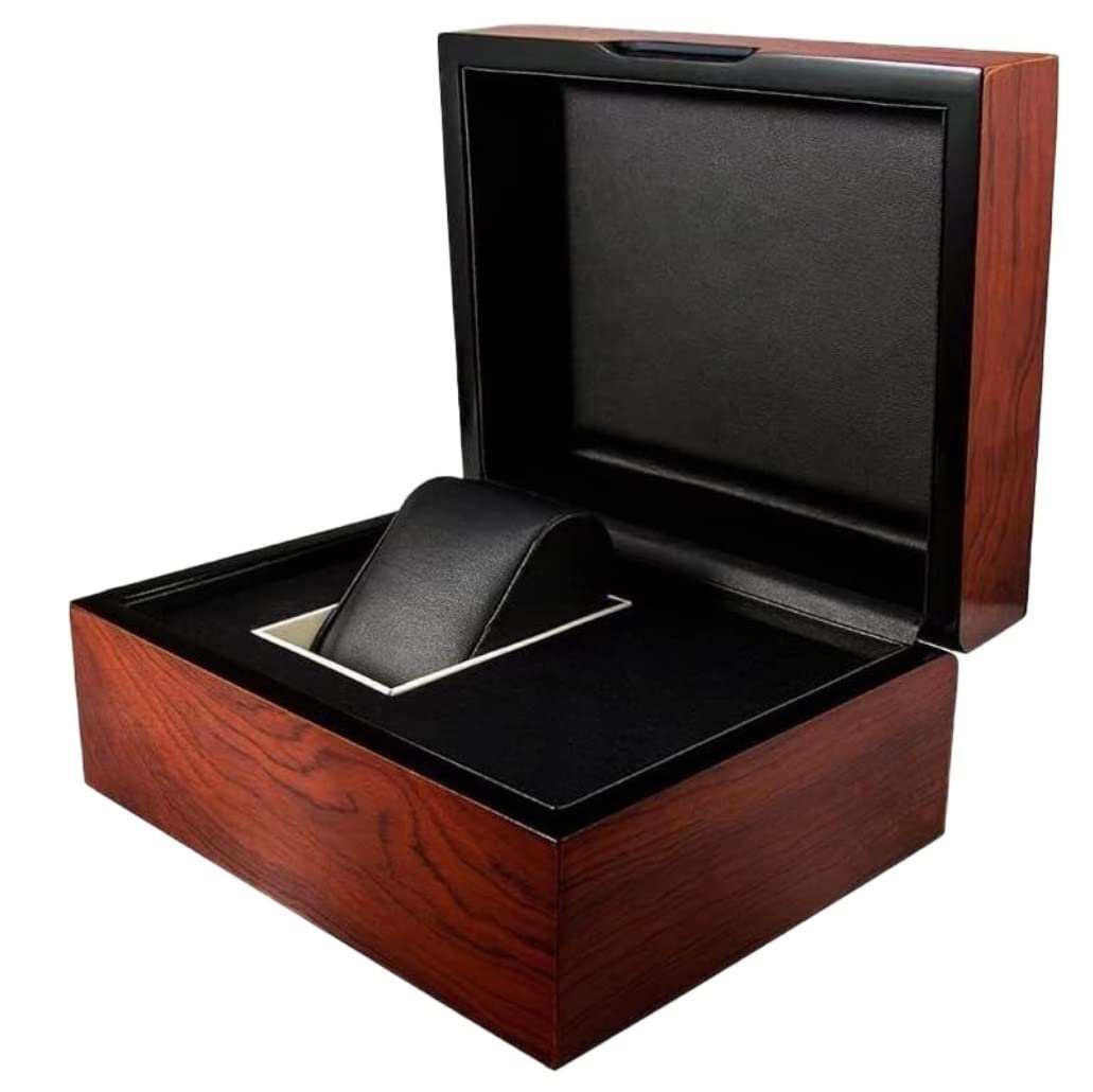 HVMBEUGOS Watch Box Watch Box Men Watch Storage Case Wooden Watches Jewelry Display Case Watch Organizer Watch Storage (Brown)
