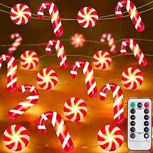 Guirlande lumineuse Noël pour chambre et extérieur 8m 80 LED à minuterie