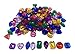 Bulk 200 Pack of Large Acrylic Jewels - Ideal for Pirate Party Decorations or Treasure Chest Loot