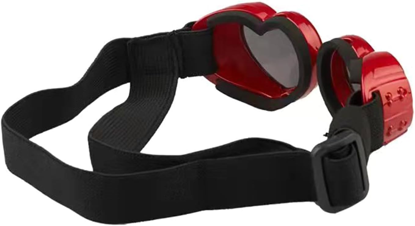 Dog Sunglasses Foldable Goggles for Heavy Snow Region with Adjustable Strap Easy Wear for Skiing- Travelling Sunglasses