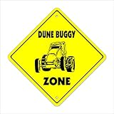 Dune Buggy Crossing Sign Zone Xing | Indoor/Outdoor | 12