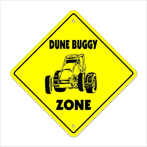 Dune Buggy Crossing Sign Zone Xing | Indoor/Outdoor | 12"