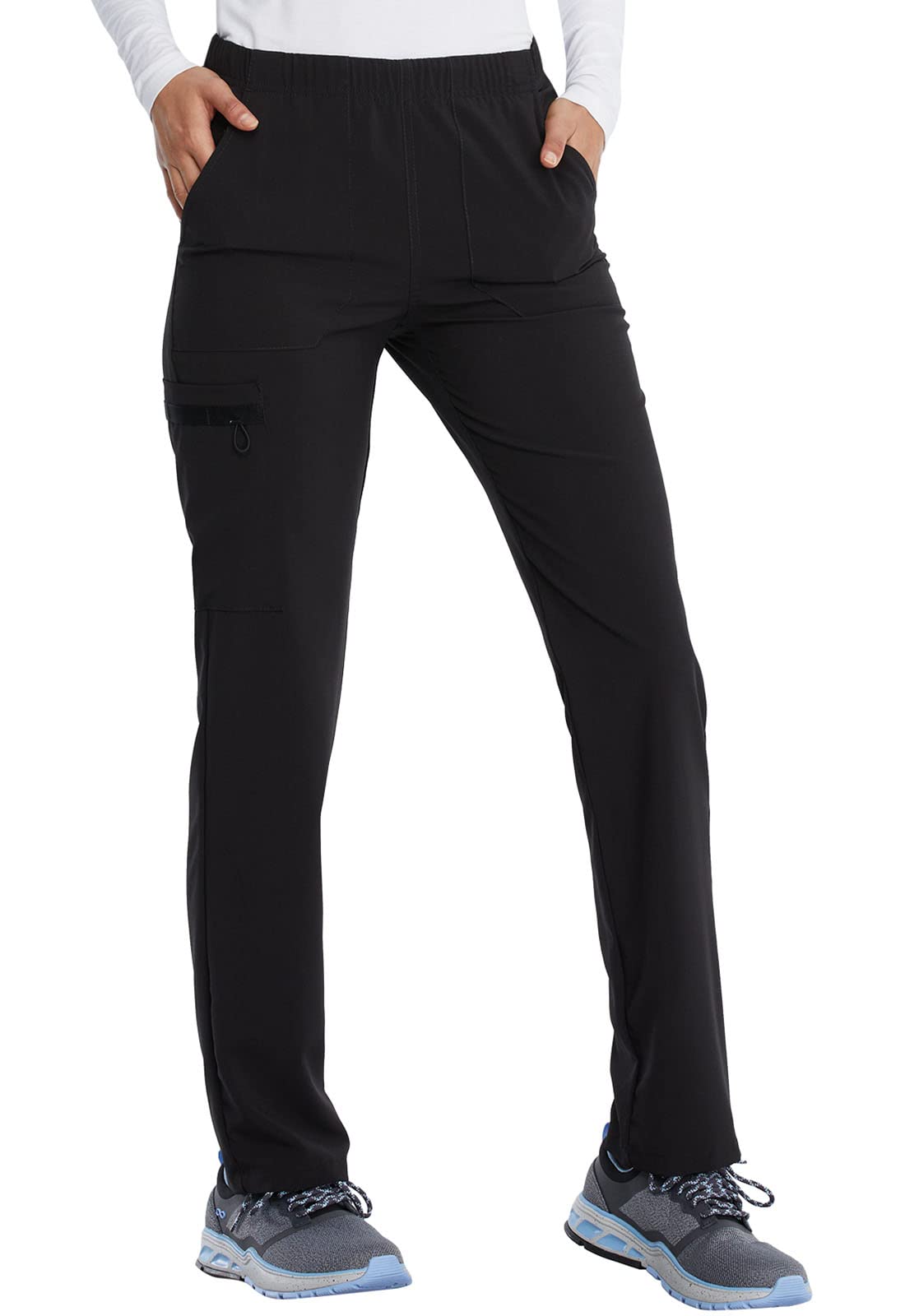 Dickies EDS Essentials DK019 - Pantalón quirúrgico para hombre y mujer, tiro natural, pierna cónica