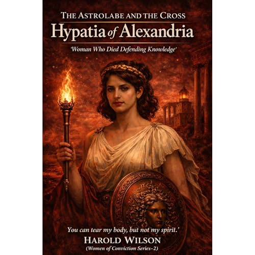 The Astrolabe & the Cross: Hypatia of Alexandria Audiolibro Por Harold Wilson arte de portada