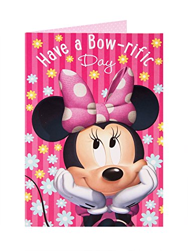 Disney Minnie Mouse Have a bow-rific Day carte d'anniversaire