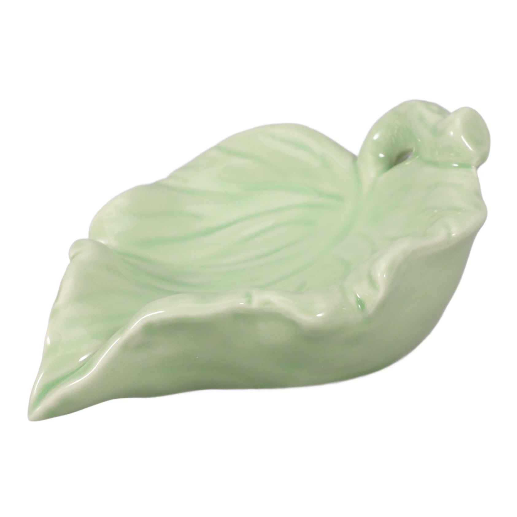 MAGICLULU Lot De 2 Porte- Auto-drainants en Céramique Motif Feuilles Rouille pour