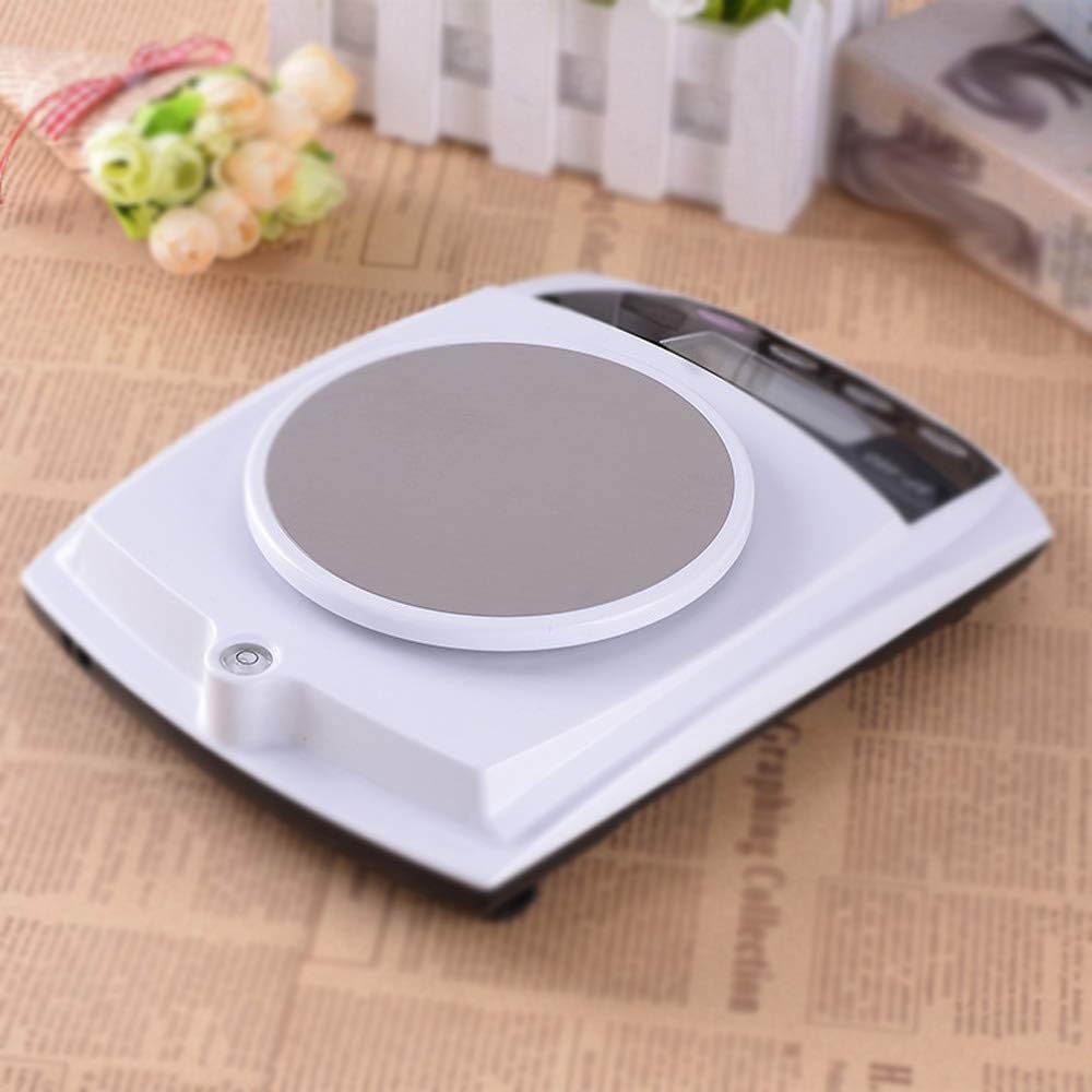 Báscula electrónica digital de 500 g/0,01 g Báscula de cocina for hornear alimentos de precisión con pantalla LCD, función de tara y PCS, balanza de pesaje de alimentos for el hogar, té, joya