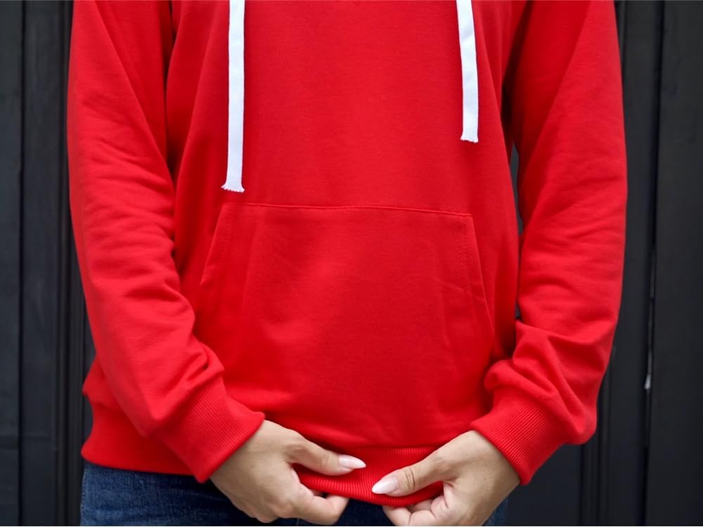 Women Hoodies Pullover Casual Thin Sweatshirts with Pockets Loose Fit Long Sleeve Drawstring Design Hoody Sweatshirt - Image 6