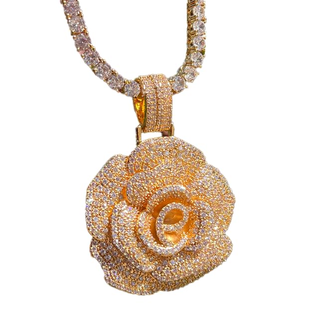アクセサリー flower closs design top necklace Amazon.com: Zittop Fashion Women Crystal Flower Statement