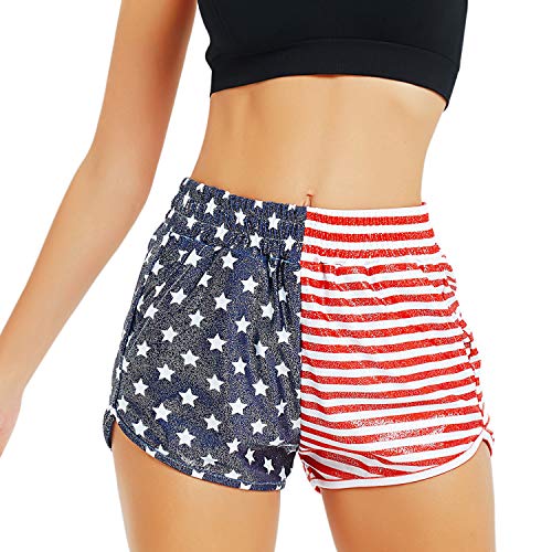 Perfashion-Womens-Metallic-Shiny-Shorts-Sparkly-Hot-Yoga-Outfit