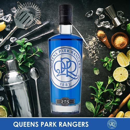 Queens Park Rangers Gifts for Men & Women | Official Queens Park Rangers FC Dark Berry Vodka for Q.P.R. Football Fans | Premium Alcohol by Bohemian Brands – 70 cl