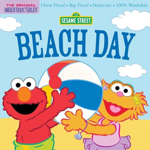 Image of Indestructibles: Sesame Street: Beach Day: Chew Proof · Rip Proof · Nontoxic · 100% Washable (Book for Babies, Newborn Books, Safe to Chew)