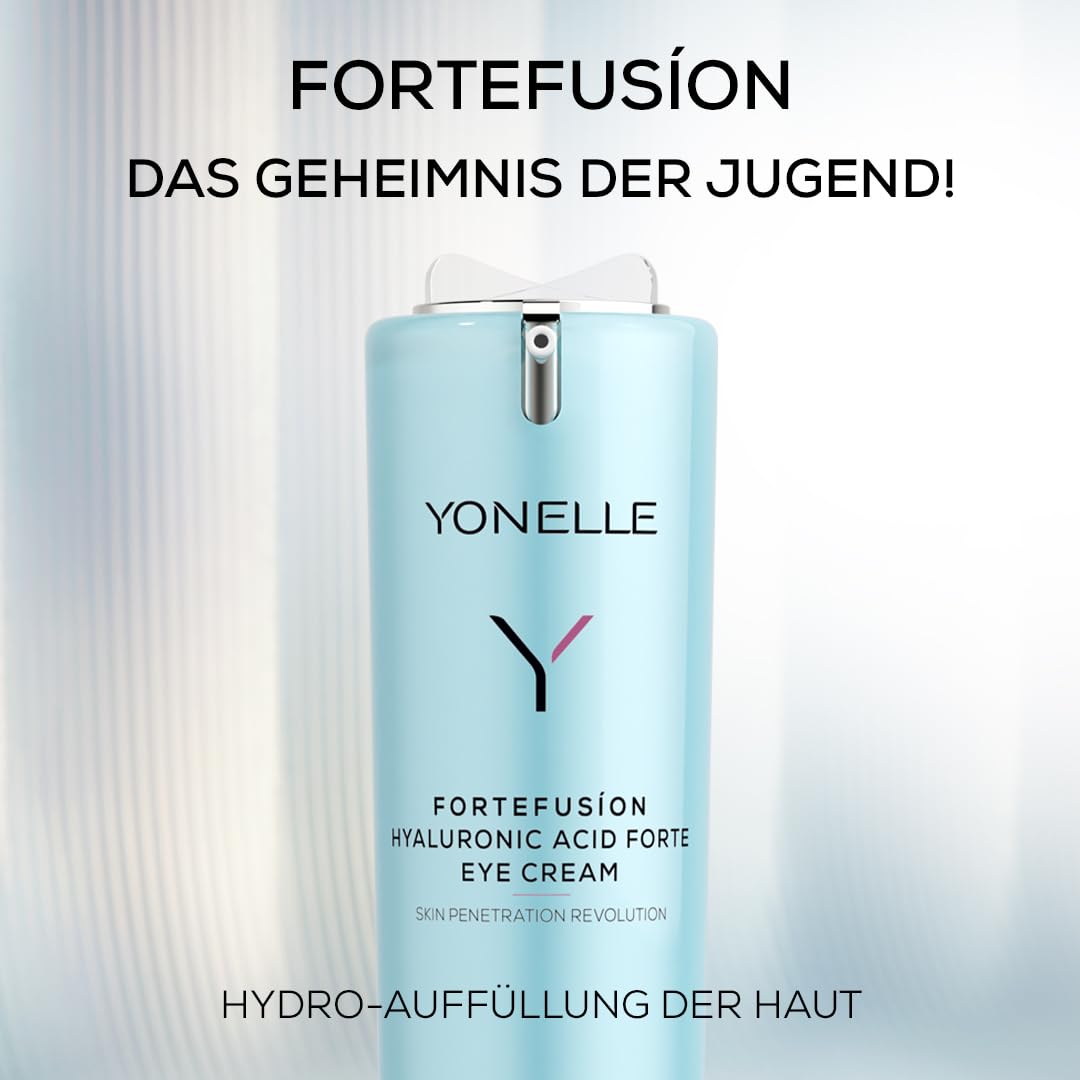 YONELLE Crema Contorno Occhi contro Borse e Occhiaie - Eye Cream e Palpebre - Crema Viso Idratante Antirughe - Anti Età Giorno e Notte - Crema Antirughe Donna 15 ml