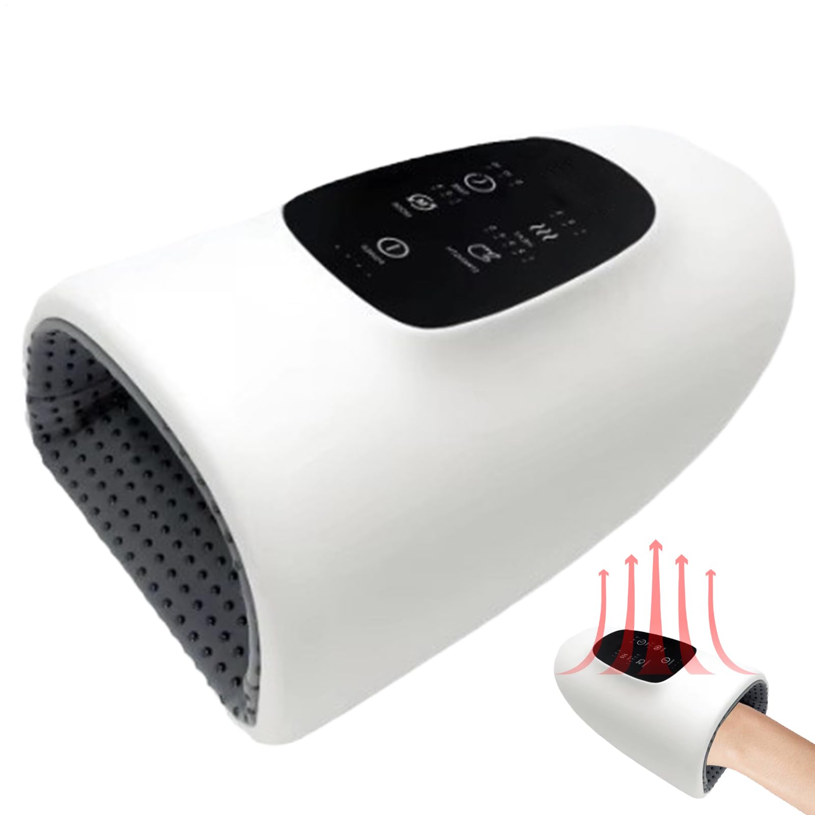 Massagegerät für Handfläche und Finger, tragbar, mit Kompresse