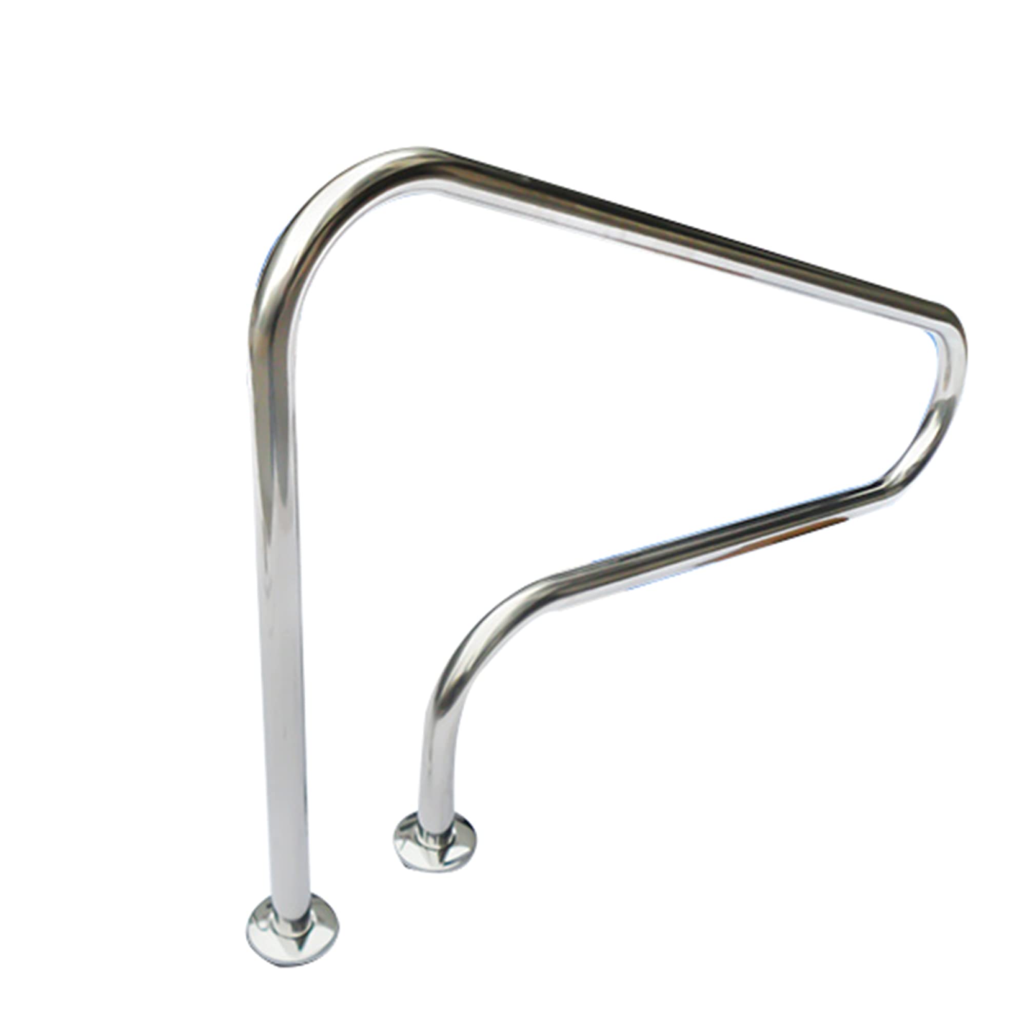 Pasamanos de Piscina, manijas de Piscina de Acero Inoxidable 304, barandillas de Seguridad para Pendientes, adecuadas para escalones Interiores y Exteriores, sin incrustar, 1PCS /