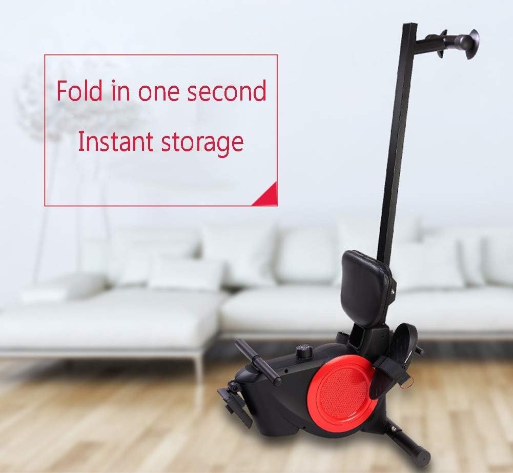 Foldable Rowing Machines Rowing Machine Foldable Exercise Rowing Machine for Home Indoor Rower Fitness Cardio Hd Data Display Resistance Adjustment Maximum Load 120kg Abdominal Training