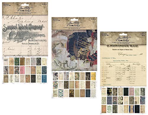 Papier décoratif Tim Holtz Idea-Ology l'excellence du style vintage en 72 feuilles d'art