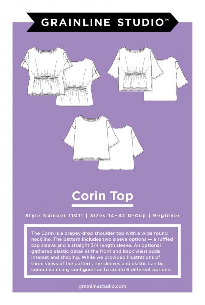Hantex Paper Sewing Pattern Corin Top 14 to 30