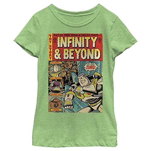 Image of Girl's Toy Story Buzz Lightyear Comic Cover T-Shirt