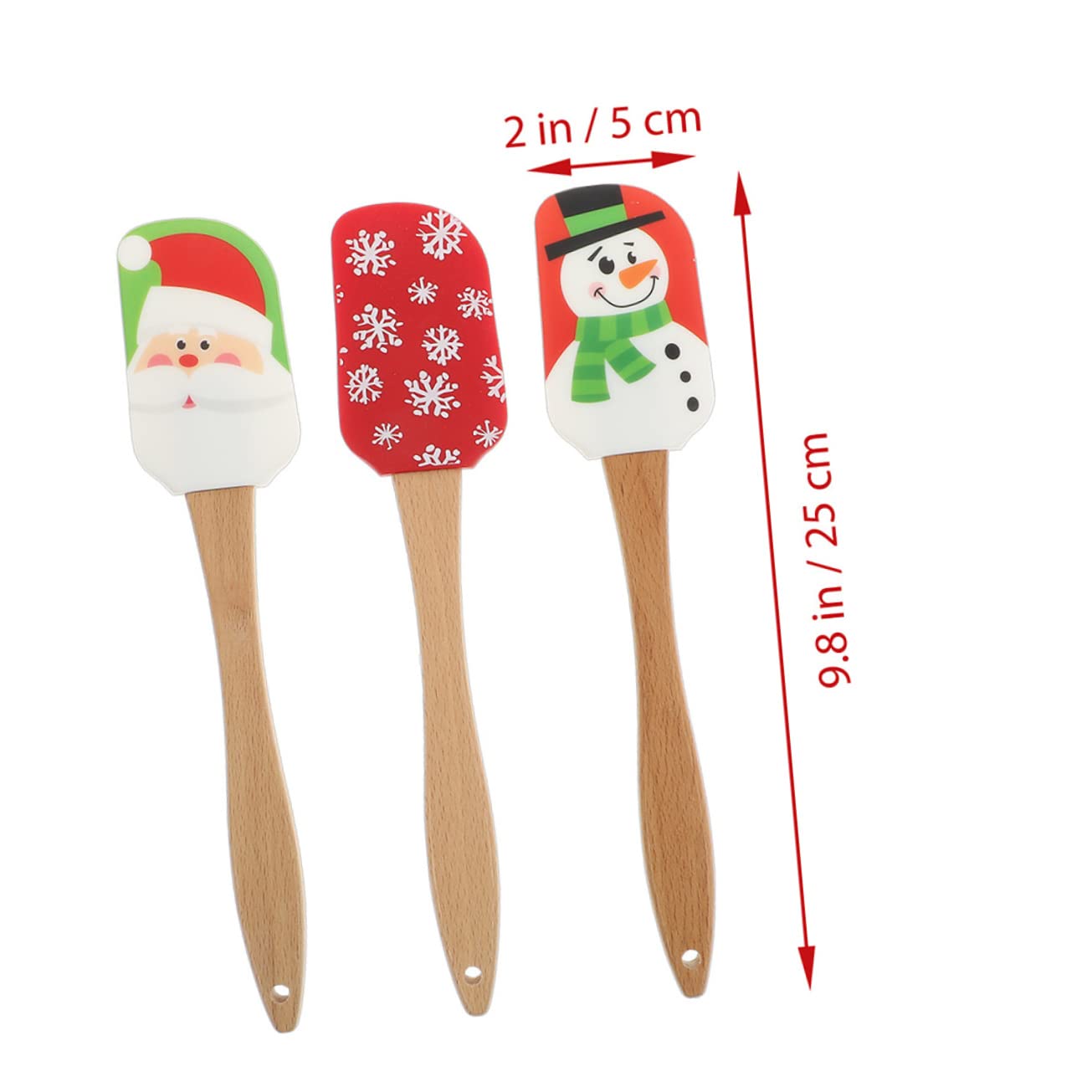 Cabilock 3 Juegos Espátula De Silicona Para Crema Utensilios De Cocina Tortita Juguete Decoracion Artificial Productos Pinceles De Maquillaje Automáticos Sartenes Gel De Sílice 5 Piezas * 3